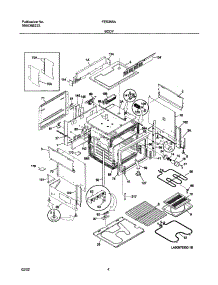 05 - Body parts for Frigidaire Range FES355ABC from AppliancePartsPros.com