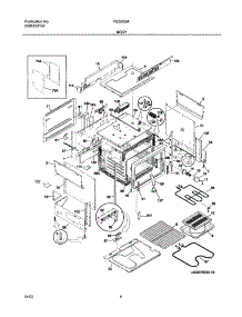 05 - Body parts for Frigidaire Range FES355ASB from AppliancePartsPros.com