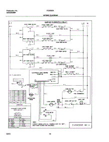 10 - Wiring Diagram parts for Frigidaire Range FES355ABF from AppliancePartsPros.com