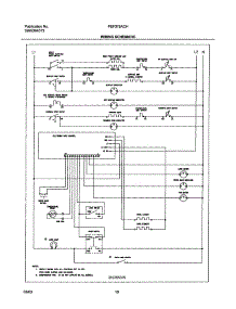 10 - Wiring Schematic parts for Frigidaire Range FEF379ACH from AppliancePartsPros.com