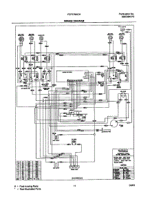 11 - Wiring Diagram parts for Frigidaire Range FEF379ACH from AppliancePartsPros.com