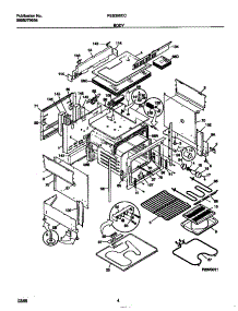 03 - Body parts for Frigidaire Range FES355CCBD from AppliancePartsPros.com
