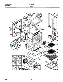 03 - Body parts for Frigidaire Range FEF387CCSE from AppliancePartsPros.com