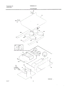 07 - Top / Drawer parts for Frigidaire Range FEF389WJCC from AppliancePartsPros.com