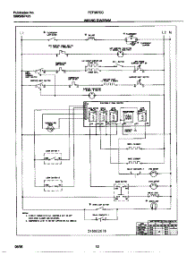 06 - Wiring Diagram parts for Frigidaire Range FEF387CCBF from AppliancePartsPros.com