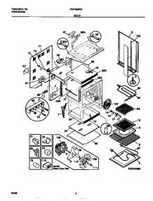 03 - Body parts for Frigidaire Range FEF388WCCD from AppliancePartsPros.com