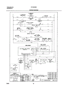 10 - Wiring Diagram parts for Frigidaire Range FEF455BBB from AppliancePartsPros.com