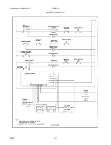 12 - Wiring Schematic parts for Frigidaire Range FEFB78DBF from AppliancePartsPros.com