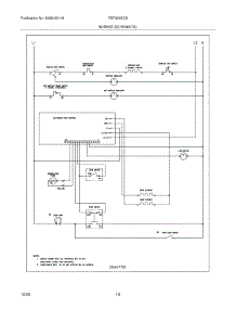 10 - Wiring Schematic parts for Frigidaire Range FEF366ECB from AppliancePartsPros.com