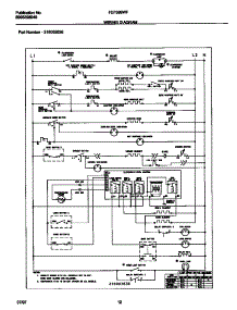 07 - Wiring Diagram parts for Frigidaire Range FEF389WFSB from AppliancePartsPros.com