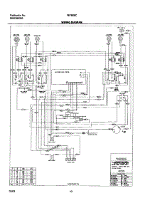 10 - Wiring Diagram parts for Frigidaire Range FEFB68CSA from AppliancePartsPros.com