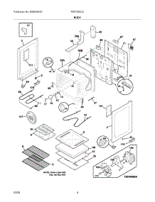 05 - Body parts for Frigidaire Range FEF375GCC from AppliancePartsPros.com