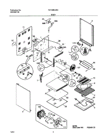 05 - Body parts for Frigidaire Range FEF368CJSD from AppliancePartsPros.com