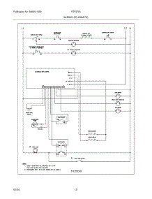 10 - Wiring Schematic parts for Frigidaire Range FEF376AQK from AppliancePartsPros.com