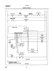 10 - Wiring Schematic parts for Frigidaire Range FEF376ASJ from AppliancePartsPros.com