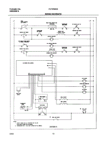 10 - Wiring Schematic parts for Frigidaire Range FEF379ACE from AppliancePartsPros.com