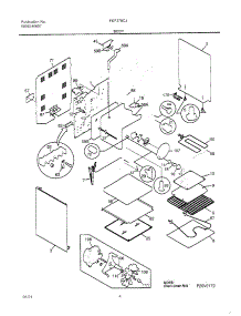 05 - Body parts for Frigidaire Range FEF376CJBB from AppliancePartsPros.com