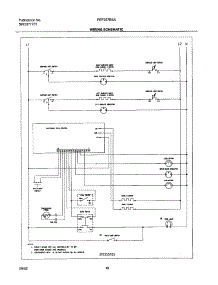10 - Wiring Schematic parts for Frigidaire Range FEF357BSA from AppliancePartsPros.com