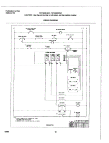 10 - Wiring Diagram parts for Frigidaire Range FEF365BGDD from AppliancePartsPros.com