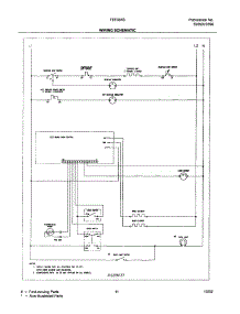 11 - Wiring Schematic parts for Frigidaire Range FEF365BUB from AppliancePartsPros.com
