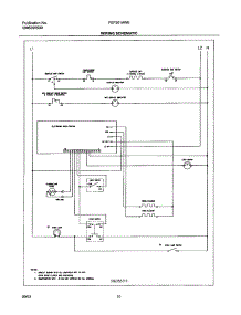 10 - Wiring Schematic parts for Frigidaire Range FEF361AWE from AppliancePartsPros.com