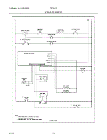 10 - Wiring Schematic parts for Frigidaire Range FEF364DQB from AppliancePartsPros.com