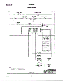 10 - Wiring Diagram parts for Frigidaire Range FEF366CJSB from AppliancePartsPros.com
