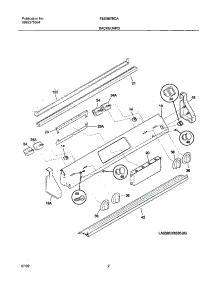 03 - Backguard parts for Frigidaire Range FES367BCA from AppliancePartsPros.com