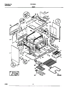 03 - Body parts for Frigidaire Range FEF450WCDC from AppliancePartsPros.com