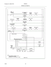 10 - Wiring Schematic parts for Frigidaire Range FEFB78DQA from AppliancePartsPros.com