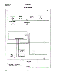 10 - Wiring Diagram parts for Frigidaire Range FEFB65ASD from AppliancePartsPros.com