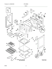 05 - Body parts for Frigidaire Range FEFL68GMC from AppliancePartsPros.com