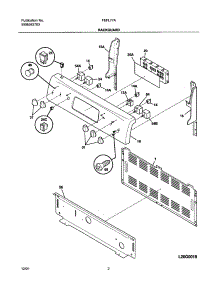 03 - Backguard parts for Frigidaire Range FEFL77ASC from AppliancePartsPros.com