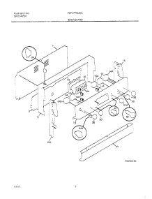 03 - Backguard parts for Frigidaire Range FEF377WJCA from AppliancePartsPros.com