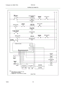 10 - Wiring Schematic parts for Frigidaire Range FEFL79DCC from AppliancePartsPros.com