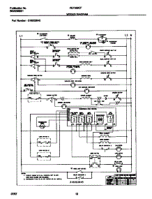 07 - Wiring Diagram parts for Frigidaire Range FEF389CFSB from AppliancePartsPros.com