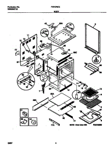 03 - Body parts for Frigidaire Range FEF378CETC from AppliancePartsPros.com