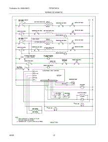 12 - Wiring Schematic parts for Frigidaire Range FEF387XECA from AppliancePartsPros.com