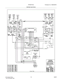 13 - Wiring Diagram parts for Frigidaire Range FEF387XECA from AppliancePartsPros.com