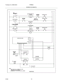 10 - Wiring Schematic parts for Frigidaire Range FEFB68CQD from AppliancePartsPros.com