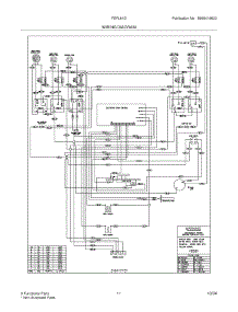 11 - Wiring Diagram parts for Frigidaire Range FEFL64DSB from AppliancePartsPros.com