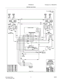 11 - Wiring Diagram parts for Frigidaire Range FEF366DCE from AppliancePartsPros.com