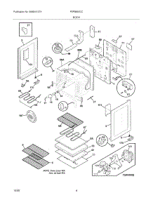 05 - Body parts for Frigidaire Range FEFB89ECC from AppliancePartsPros.com