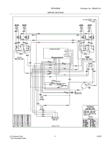 11 - Wiring Diagram parts for Frigidaire Range FEF366EMB from AppliancePartsPros.com