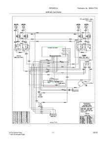 11 - Wiring Diagram parts for Frigidaire Range FEF366DCH from AppliancePartsPros.com