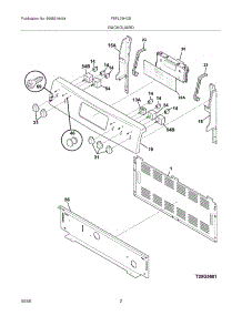 03 - Backguard parts for Frigidaire Range FEFL79HCB from AppliancePartsPros.com