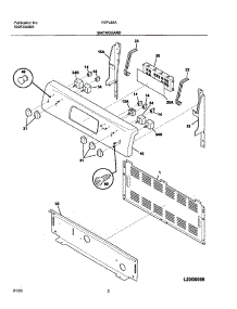 03 - Backguard parts for Frigidaire Range FEFL88ABC from AppliancePartsPros.com