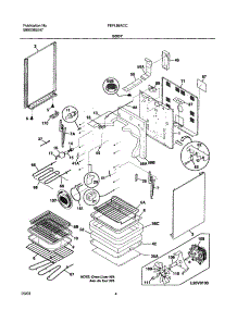 05 - Body parts for Frigidaire Range FEFL88ACC from AppliancePartsPros.com