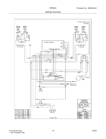 13 - Wiring Diagram parts for Frigidaire Range FEFS52DSB from AppliancePartsPros.com