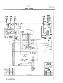 11 - Wiring Diagram parts for Frigidaire Range FEFL88ASC from AppliancePartsPros.com